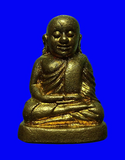 รูปหล่อหลวงพ่อเงิน วัดบางคลาน รุ่น พุทธิปัญญา วัดมงคลทับคล้อ จ.พิจิตร จัดสร้างปี59 เนื้อทองเหลือง