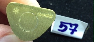 เซียนแปะโรงสี พิมพ์ จิ๊กโก ทองระฆังโบราณ ขนาด 3 เซนติเมตร เลข1089