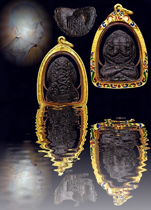 ปิดตายันต์ยุ่ง เนื้อดำหายาก วัดหนองกาน้ำ ลป.ทิม ปลุกเสก1ไตรมาส