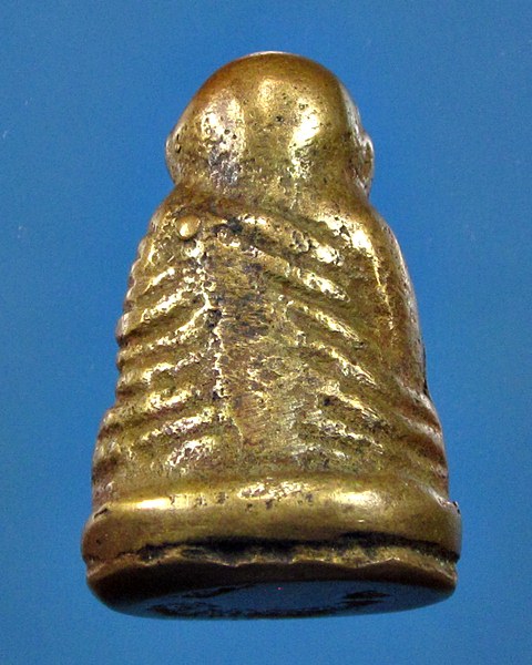 พระรูปหล่อหลวงพ่อเงิน วัดบางคลาน อาจารย์แจะ ปี2472