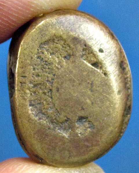 พระรูปหล่อหลวงพ่อเงิน วัดบางคลาน อาจารย์แจะ ปี2472