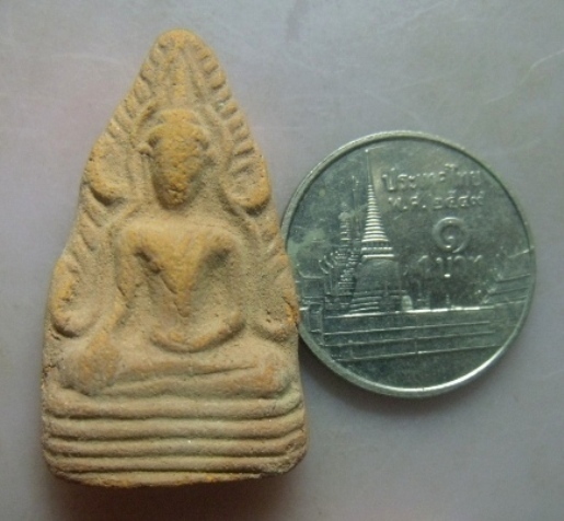 **วัดใจ**พระพุทธชินราช วัดชะวึก เนื้อดิน พิมพ์ใหญ่ จ.ระยอง ปี ๒๕๑๖**หลวงปู่ทิม ปลุกเสก