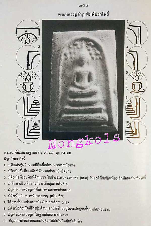 >>> สมเด็จหลวงปู่ลำภู วัดใหม่อมตรส พิมพ์ปรกโพธิ์ # เคาะเดียว