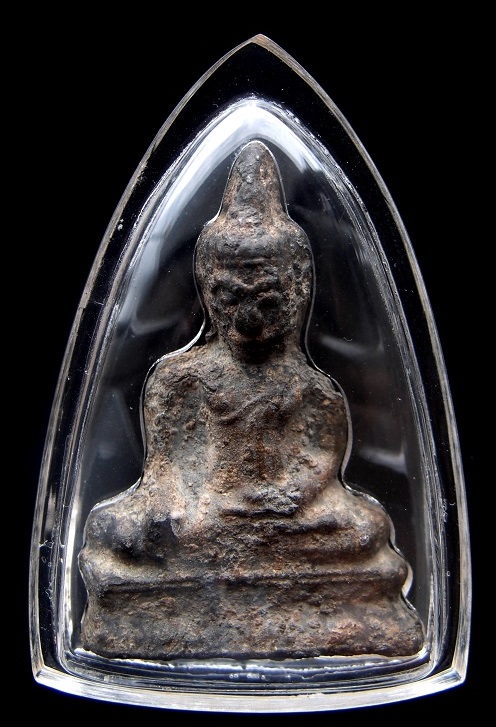 พระอู่ทองนั่งบัว เนื้อชินเงิน อยุธยา สวยเดิมๆหน้าตาพริบจากกรุ