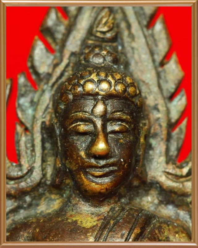 พระพุทธชินราช วัดสุทัศน์ฯ รุ่นอินโดจีน พิมพ์สังฆาฎิยาว ปี2485 ตอกโค๊ต แต่งเก่า