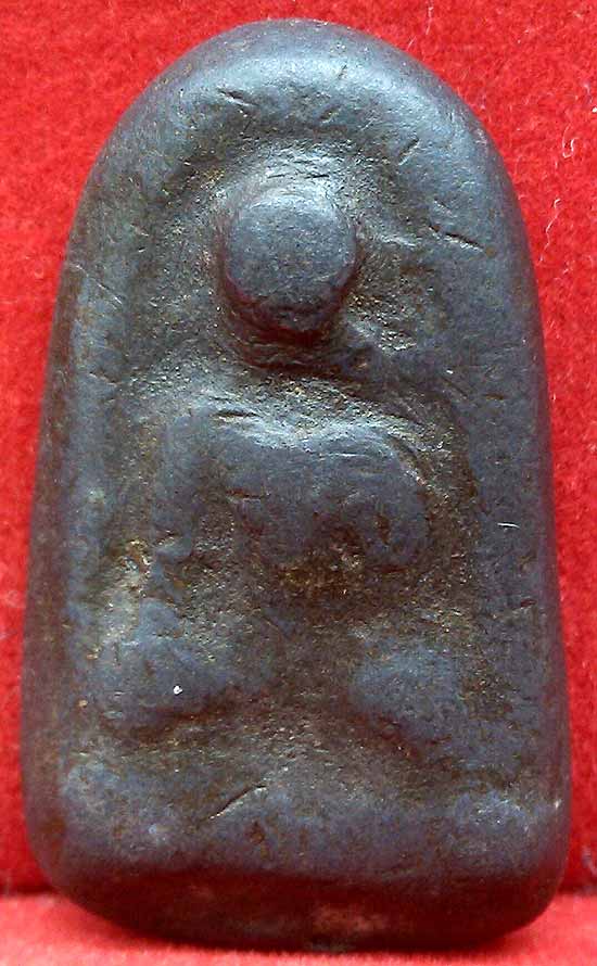 *พิมพ์เศียรโล้นสองหน้า เนื้อชิน กรุวัดสุวรรณฯ อ่างทอง*