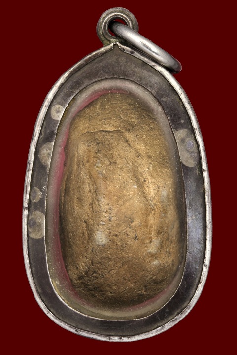 พระถ้ำเสือ กรุเก่า พิมพ์เล็กหน้าแก่  มีกรอบ