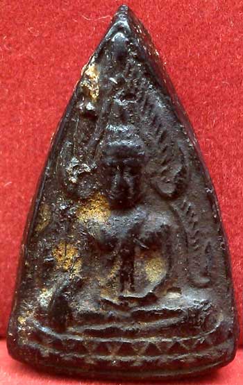 *พุทธชินราช สองหน้า เนื้อใบลานเผา*