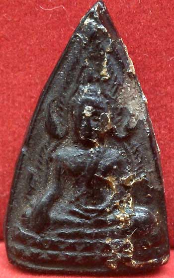 *พุทธชินราช สองหน้า เนื้อใบลานเผา*