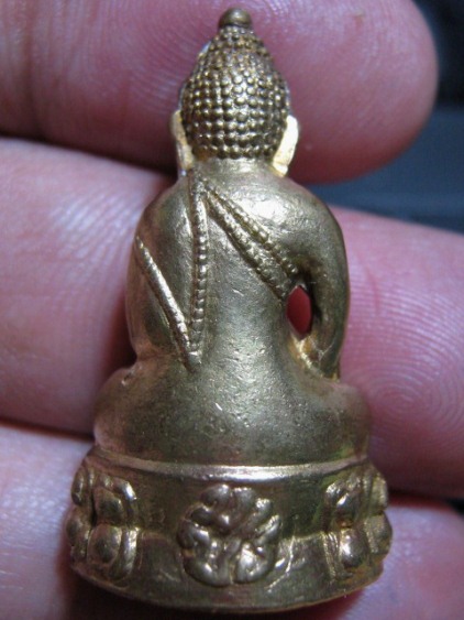 พระกริ่งโสฬส มปร.เนื้อทองเหลืองกะไหล่ทอง แจกกรรมการ ปี2515 วัดราชประดิษฐ์ กรุงเทพฯ สภาพพอสวย