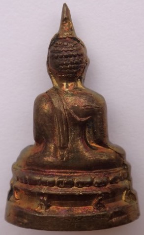 พระกริ่งภูมิปาโล ปี 2511 หลวงปู่ฝั้น ปลุกเสก สวยๆมีกล่อง เคา ะเดียว 
