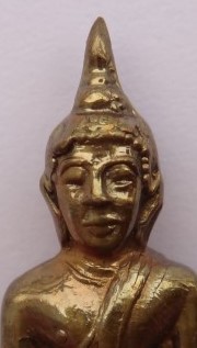 พระกริ่งภูมิปาโล ปี 2511 หลวงปู่ฝั้น ปลุกเสก สวยๆมีกล่อง เคา ะเดียว 