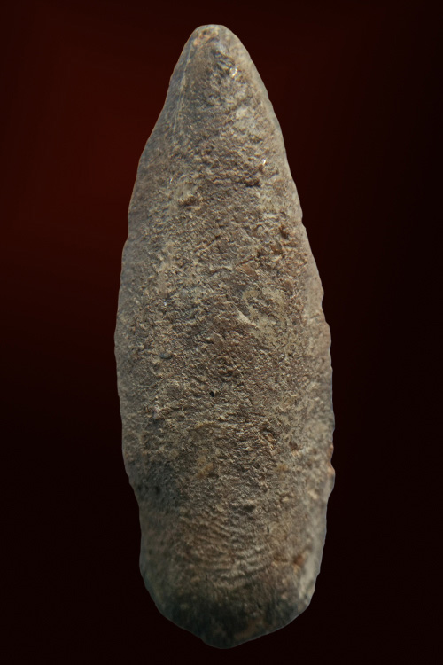 พระกำแพงลีลาพิมพ์เล็ก  กรุผู้ใหญ่เชื้อ   เนื้อดิน