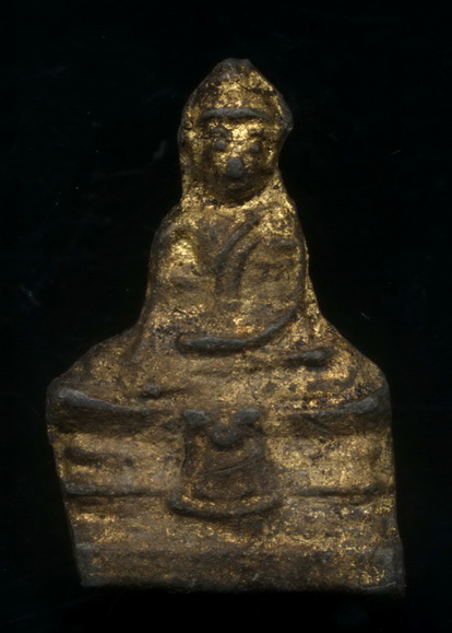 ### พระอู่ทอง เนื้อตะกั่วสนิมแดง วัดเทวสังฆาราม (วัดเหนือ) จ.กาญจนบุรี เคาะเดียวครับ ###