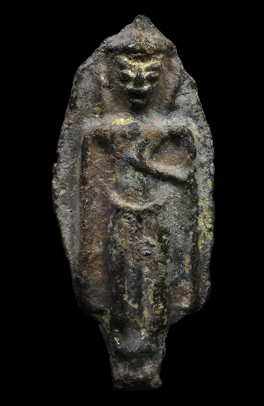 พระร่วงยืน  เนื้อชินเงิน กรุวังเพิ่ม จ.ขอนแก่น