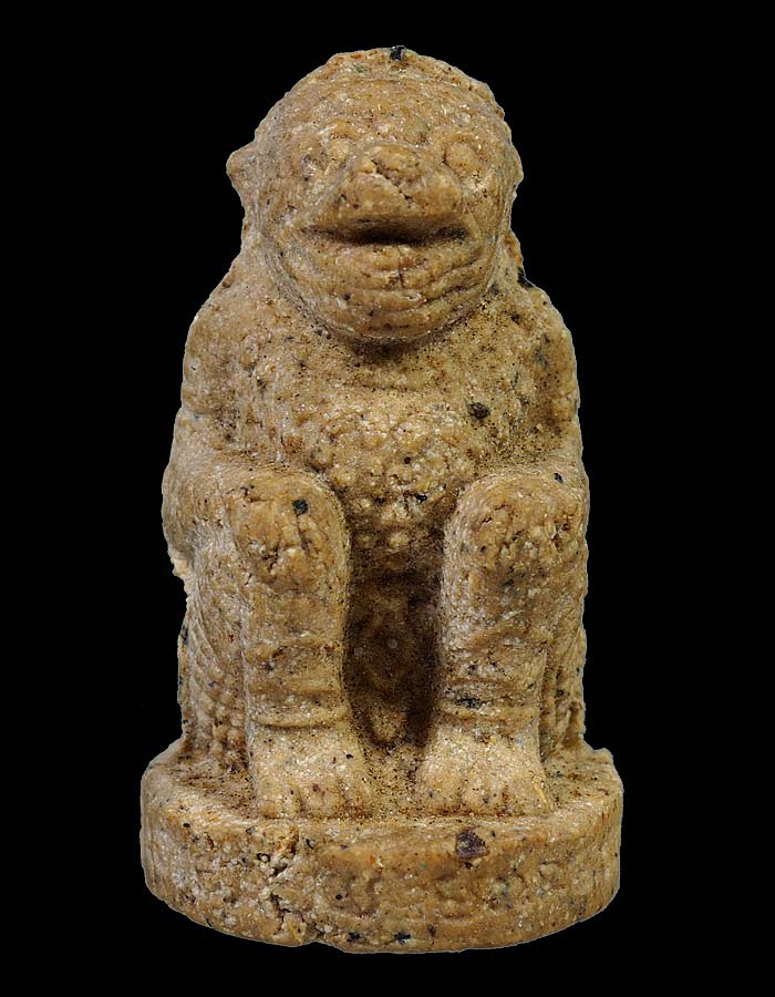 หนุมานชมภูนุช หลวงปู่หมุน เนื้อผงผสมว่าน 108 ปลุกเสกใน รุ่นพระเจ้าห้าพระองค์ สวยๆหายากตัวจริงเสียงจร