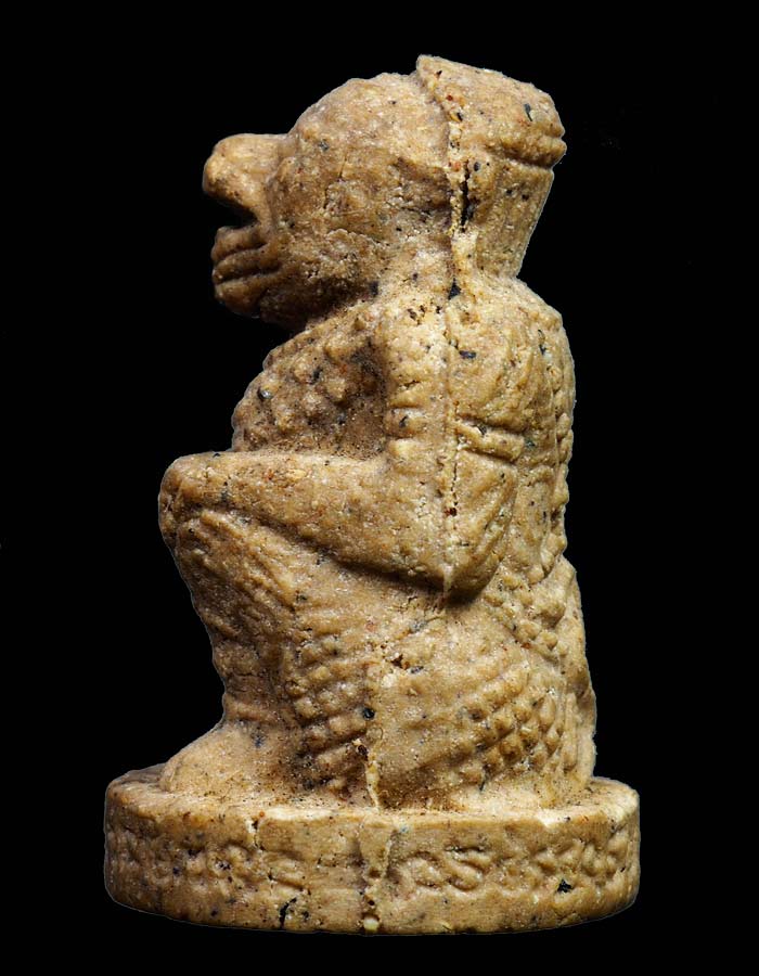 หนุมานชมภูนุช หลวงปู่หมุน เนื้อผงผสมว่าน 108 ปลุกเสกใน รุ่นพระเจ้าห้าพระองค์ สวยๆหายากตัวจริงเสียงจร