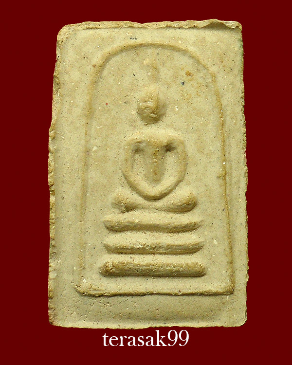 พระสมเด็จมงคลมหาลาภ เนื้อผงโสฬสมหาพรหม ปี2499 วัดสัมพันธวงศ์ คุณเเม่บุญเรีอนเสก(4)