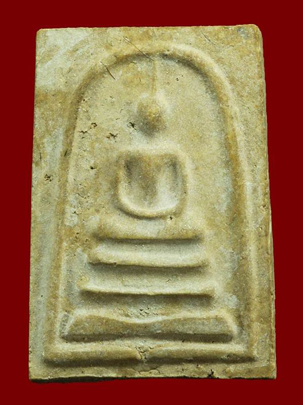 พระสมเด็จหลวงปู่ลำภู วัดใหม่อมตรส พิมพ์ใหญ่เกศจรดซุ้ม หลังยันต์จม ปี 02 เส้นเกศาสิบกว่าเส้นหายากครับ