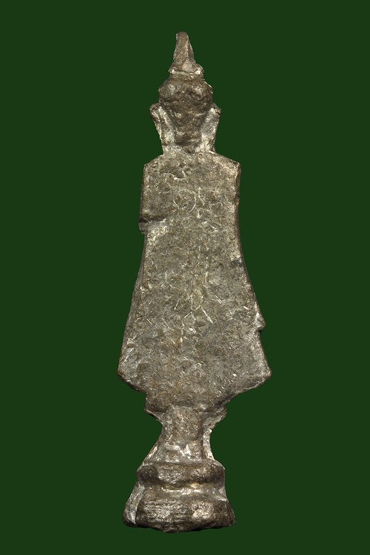 ถูกสุด สะดุดใจ...พระกรุวัดเลียบ กทม. ปางประทานพร เนื้อชินตะกั่ว สภาพสวย