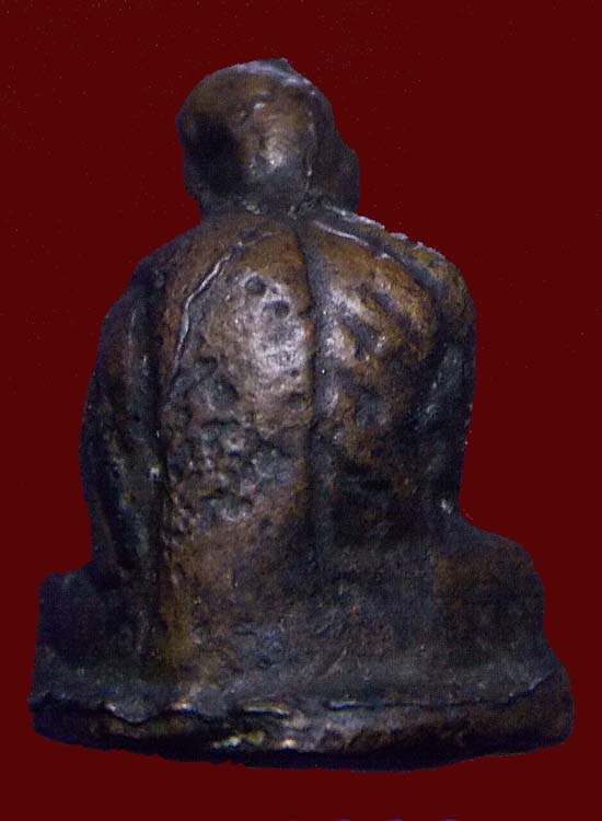 รูปหล่อโบราณหลวงพ่อเขียนพิมพ์ค่อมเล็กออกวัดพร้าว