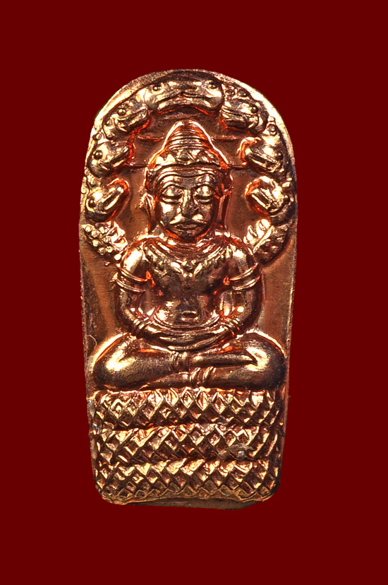 พระนาคปรกใบมะขามเนื้อนาก รุ่น ญสส. เพชรกลับ หลวงปูู่บัว ถามโก วัดศรีบุรพาราม พศ.2553