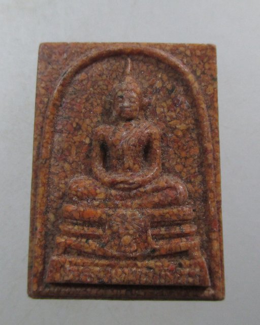 ๒๐ หลวงพ่อโสธร เนื้อกระเบื้องหลังคาวิหารเก่า พิมพ์เล็ก