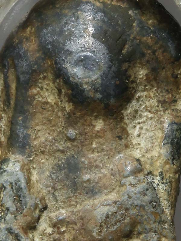 พระปิดตา เนื้อตะกั่วสนิมแดง กรุวัดสุวรรณ จ.อ่างทอง ราคาเบา ๆ อยู่ในเลี่ยม