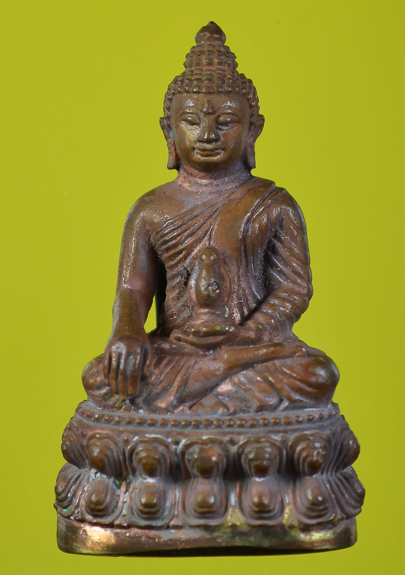 **วัดใจ พระกริ่งเจ้าสัวรุ่นแรก เลื่อนสมณะศักดิ์ หลวงพ่อคง วัดกลางบางแก้ว เนื้อทองประธาน เลข 1818** 