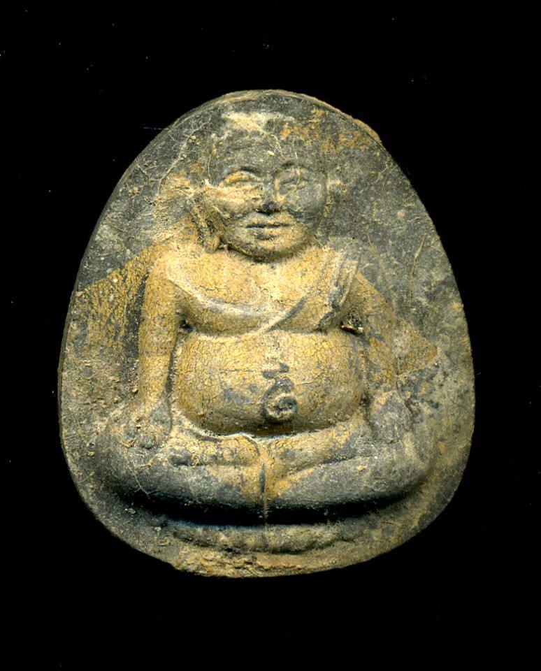 350 ฿ พระสังกัจจายน์ หลวงพ่อแพ วัดพิกุลทอง สิงห์บุรี เนื้อผงใบลาน แช่น้ำมนต์ ปิดทองในพิมพ์