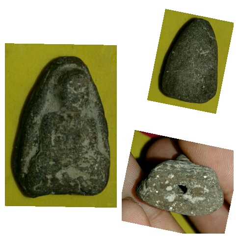 พระเนื้อว่าน  พิมพ์ต้อ 2497  วัดช้างให้