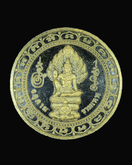 จตุคามรามเทพ วัดนก พิมพ์ใหญ่ เนื้อดำ