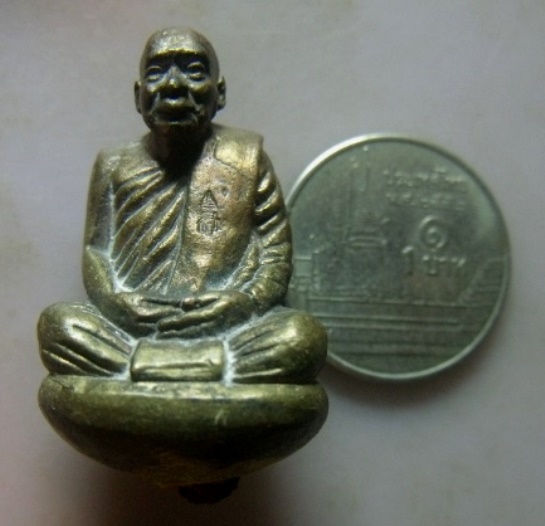 **วัดใจ**รูปเหมือนเบ้าทุบ รุ่นแรก สมเด็จญาณฯ วัดบวรฯ เนื้อชนวนนำฤกษ์ ก้นอุดผง**เลขสวยๆ ๕๕