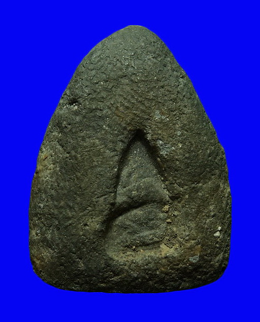 พระกรุวัดท้ายตลาด พิมพ์สมาธิข้างเม็ด 