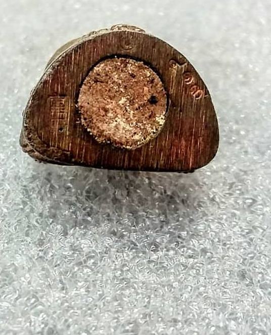 พระสังกัจจายน์ "รับทรัพย์" ไตรมาส54 หลวงพ่อสาคร วัดหนองกรับ เนื้อนวะโลหะฐานบัว ก้นอุดผงno.413สภาพสวย