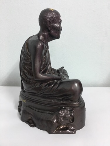 หลวงปู่กาหลงเขี้ยวแก้ว วัดเขาแหลม -รูปหล่อ -รุ่นมหาลาภ -ขนาด 5นิ้ว -หมายเลข858