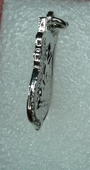 เหรียญ หัวโต  ชุบนิเกิ้ล   วัดช้างให้