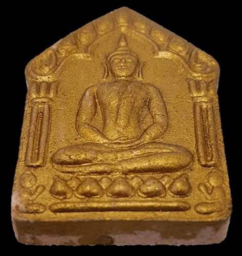 ขุนแผนผ้าป่าปี 46 ผงพรายกุมารเนื้อว่านสบู่เลือดหลังตะกรุดเงินคู่ บล็อคแรก องค์2