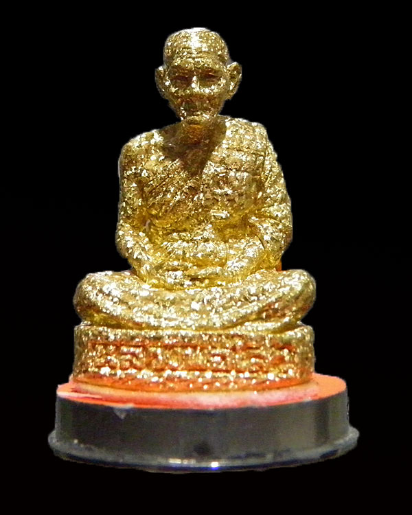 รูปหล่อเสมาทองระฆัง พระครูสถิตโชติคุณ(หลวงพ่อไสว ฐิตวณฺโณ) วัดปรีดาราม (ยายส้ม) ต.คลองจินดา อ.สามพรา