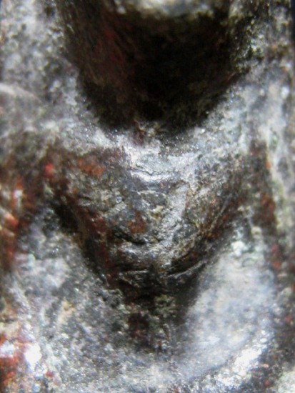 พระท่ากระดานน้อย กรุศาลเจ้า เนื้อตะกั่วสนิมแดง จ.ราชบุรี