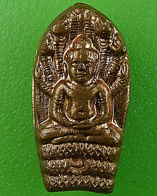 พระปรกใบมะขามหลวงปู่หลิว วัดไร่แตงทอง นครปฐม .1406.