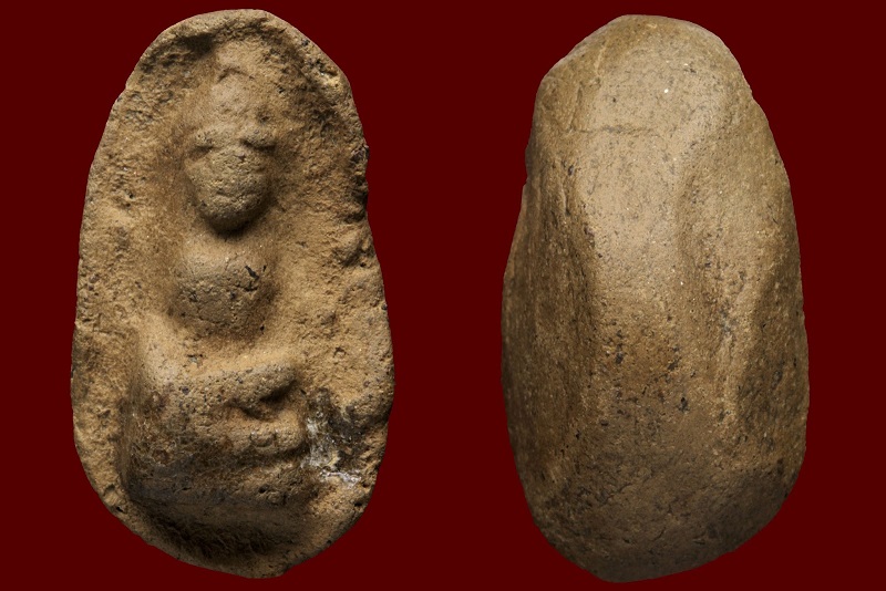 พระถ้ำเสื้อ(กรุก่า) พิมพ์เล็ก หน้าแก่