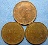 เหรียญ25สตางค์ ร.9 จำนวน3เหรียญ