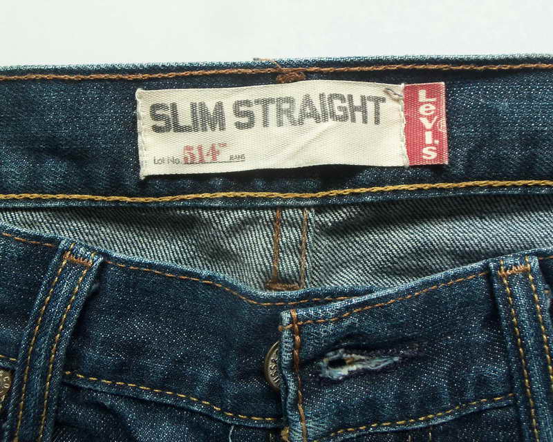 Levi's 514 W32 L32 slim straight midnight blue Made In Mexico