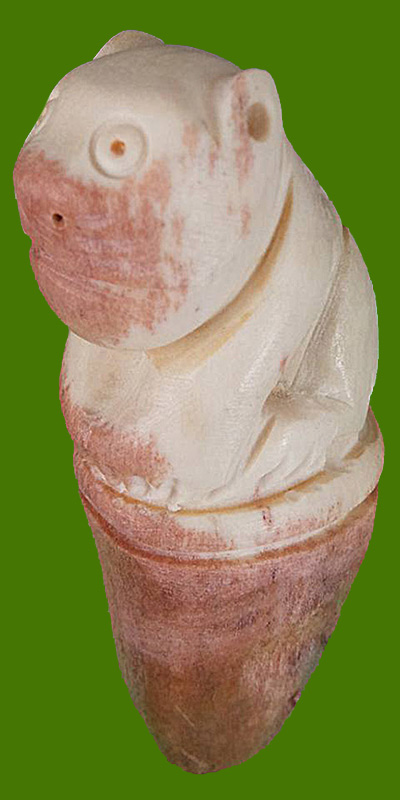 เสือนั่งเขี้ยวเขากวางมูส หลวงพ่อสิน วัดละหารใหญ่ จ.ระยอง ปี2558