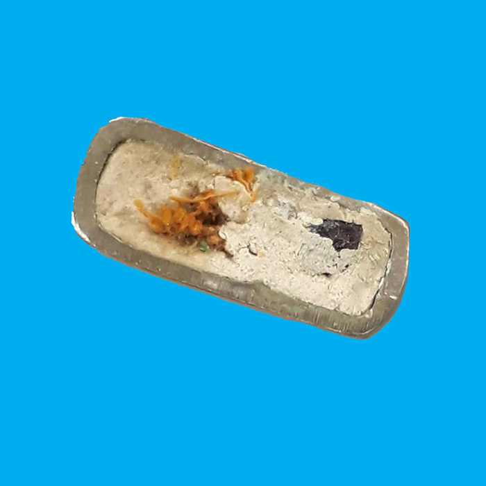 แพะหล่อมหาลาภ รุ่นแรก อุดผงพรายกุมาร หลวงพ่อสิน วัดละหารใหญ่ จ.ระยอง ปี2555 เนื้ออัลปาก้า