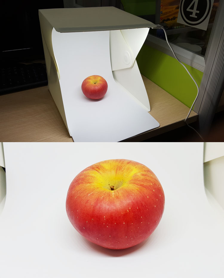 Light Room Mini photo studio กล่องถ่ายภาพ พระเครื่อง และสินค้าอื่นๆ สตูดิโอขนาด พับเก็บได้ ขนาด 24 c