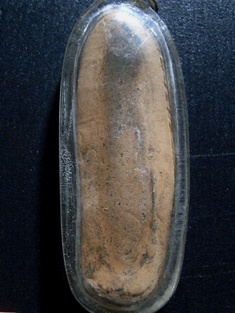 พระลีลาลิ้นเป็ด เนื้อดิน กรุวัดม่วง จ.สุพรรณบุรี มาพร้อมบัตรรับรองความแท้