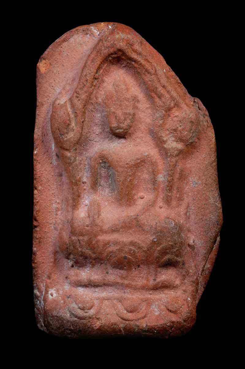 พระยอดขุนพล พิมพ์บัวสองชั้น กรุ เตาทุเรียง สภาพ แชมป์+++ใบรับรอง