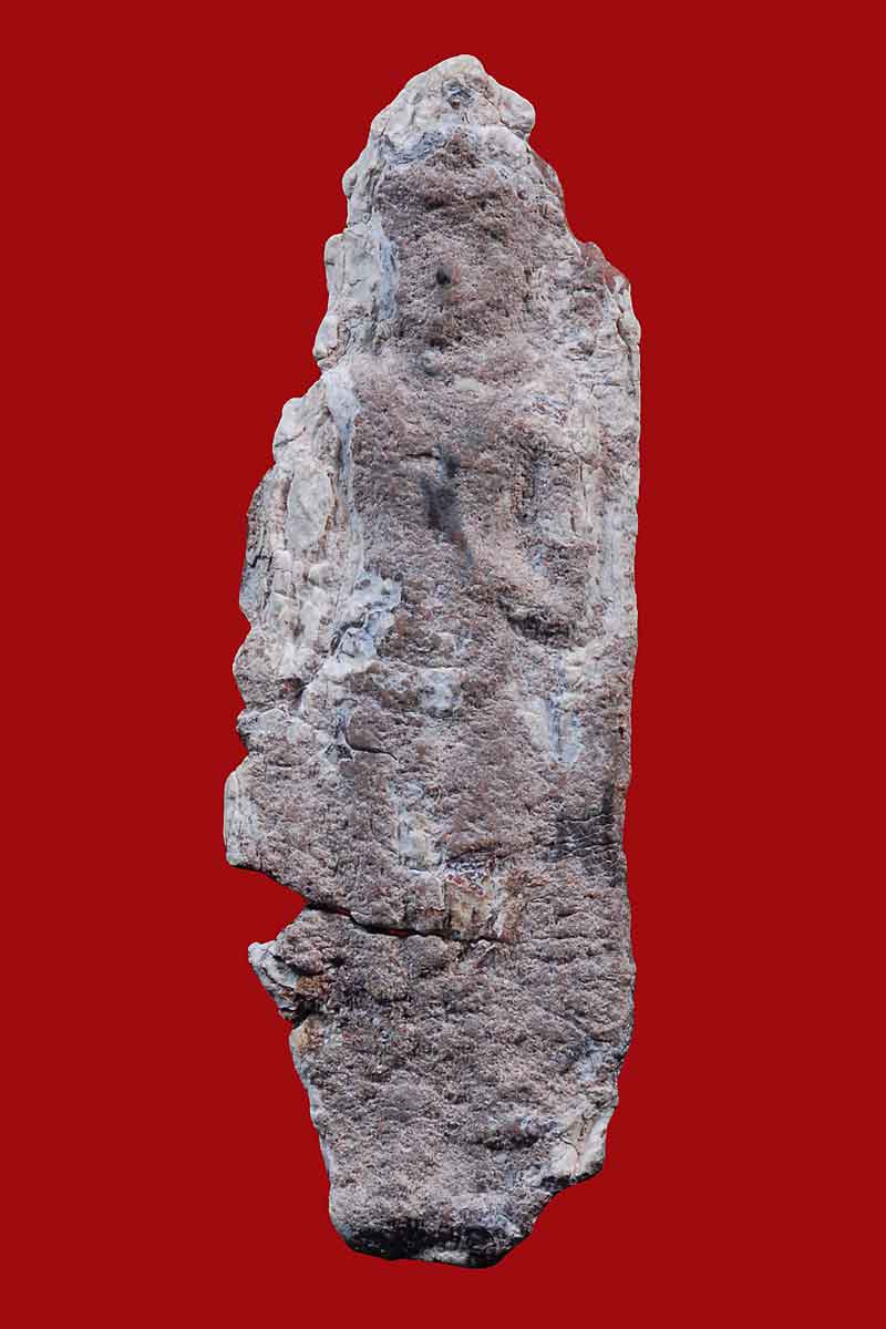 หายากสุดๆ กับ พระร่วงยืน สนิมแดง พิมพ์จรวด(ยกพระหัตน์ซ้าย) กรุบ้านหนองแจง+ใบรับรอง